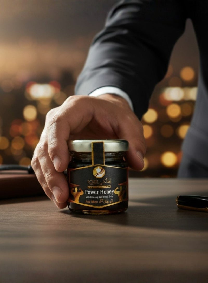 الملكي رويال عسل الطاقة للرجال مع الجينسنغ وغذاء ملكات النحل 50 ع - Image 3
