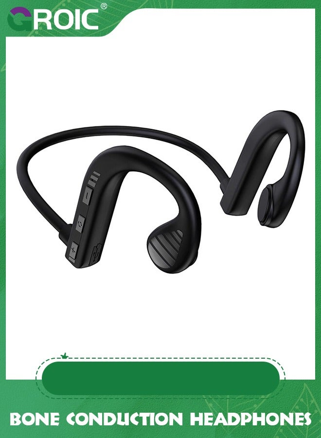 GROIC Open Earbuds, Sports Ear Wireless Long Battery Life Ear, 5.2 Air-Conducted Earphones, True Wireless Earbuds for Running Hiking Driving  - Image 1