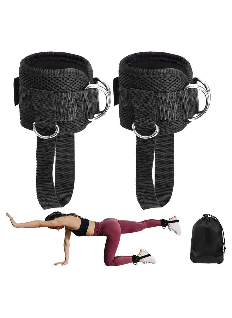 Oasisgalore Adjustable Ankle Straps for Cable Machines - Glute & Lower Body Exercises, Fit for Women & Men  - Image 1