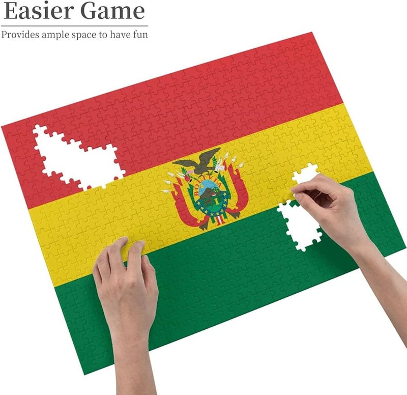 لغز علم بوليفيا 500 قطعة للكبار 20.4 × 15 ديكور منزلي هدية - Image 4
