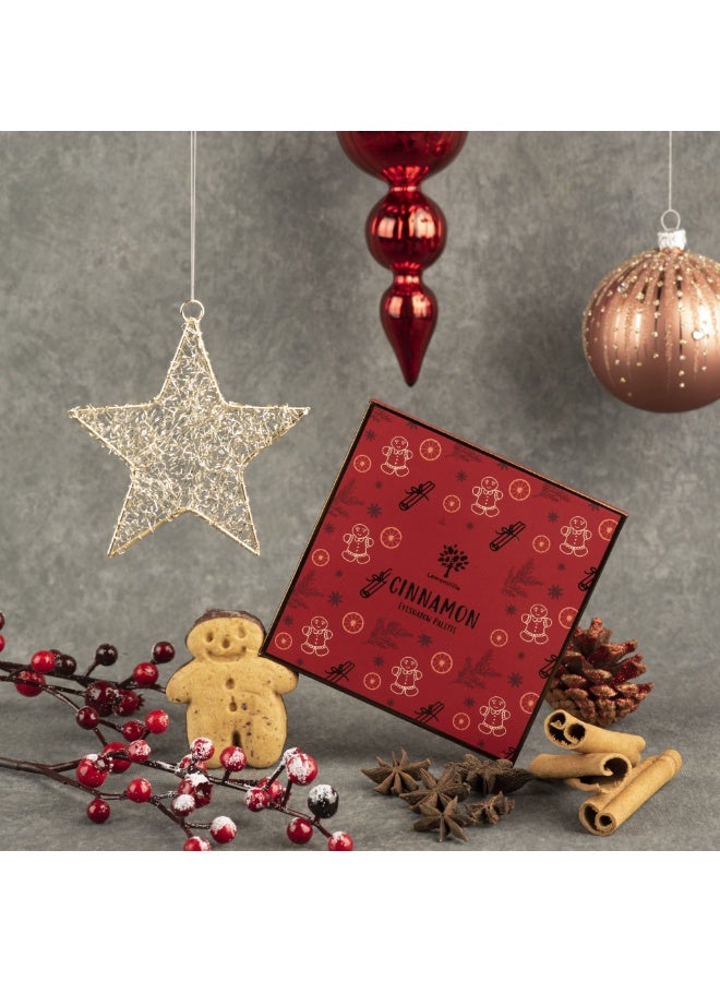 ليمونفيل مجموعة هدايا مكياج عطلة LemonVille، لوحة ظلال عيون بالقرفة مع درجات لامعة وبراقة، أحمر شفاه مات Fresh Kiss، لمسة نهائية مخملية طويلة الأمد، مثالية لموسم الاحتفالات - Image 2