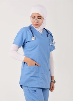 cyan medical scrubs from RZ are comfortable, flexible and elegant - pzsku/Z9910A19D691FD0017B44Z/45/_/1739794060/e0181c29-75b8-4dbd-af59-25faece282be