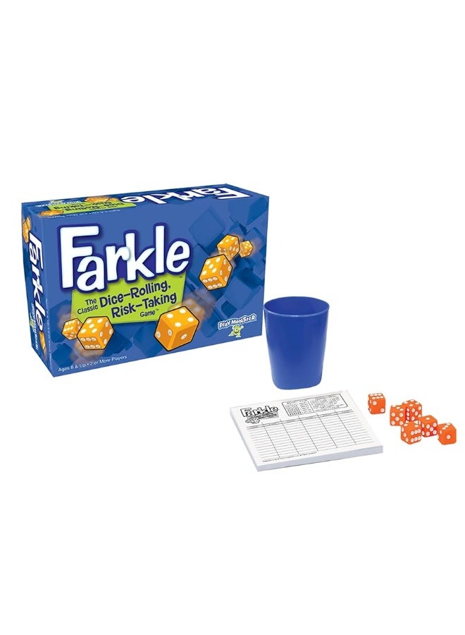 PlayMonster Farkle - Dice Board Game For Family Game Night Fun - Classic Dice-Rolling, Risk-Taking Game, Play With Families, Adults, and Kids Ages 8 and up - Image 4