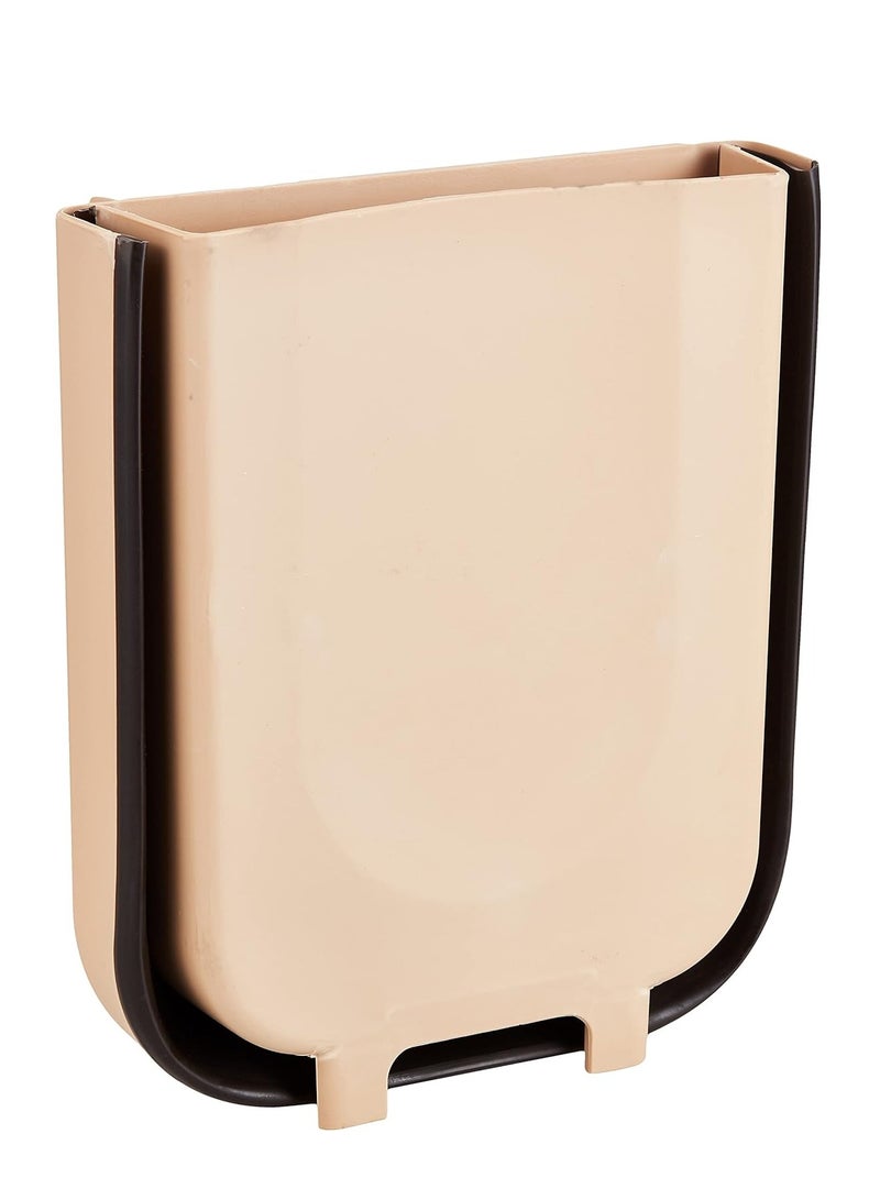 Wall Mounted Collapsible Waste Bin for Kitchen Cabinet Door Hanging Trash Can Hanging Office Bin  - Image 2