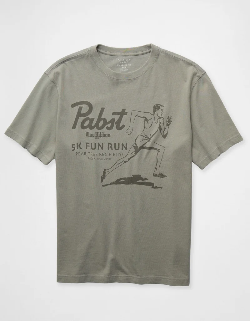 American Eagle  AE Running Club Graphic T-Shirt for Men | Best Price UAE