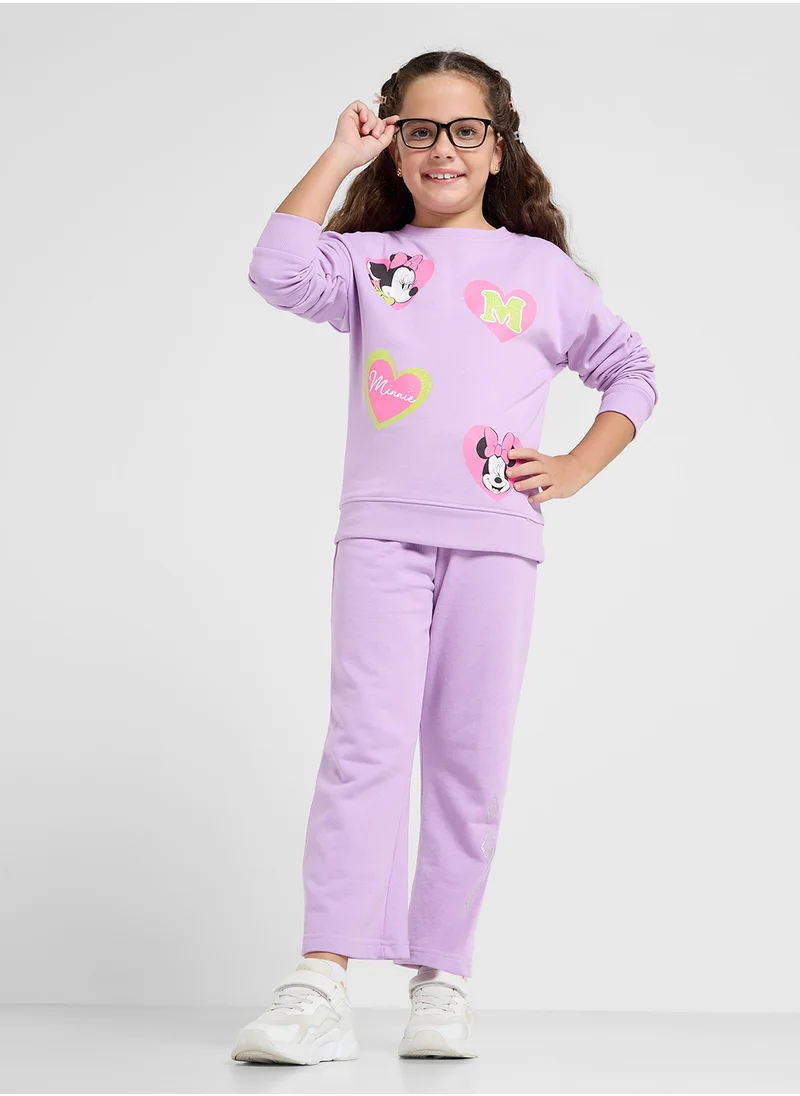 Disney Minne Mouse Graphic Sweat Shirt