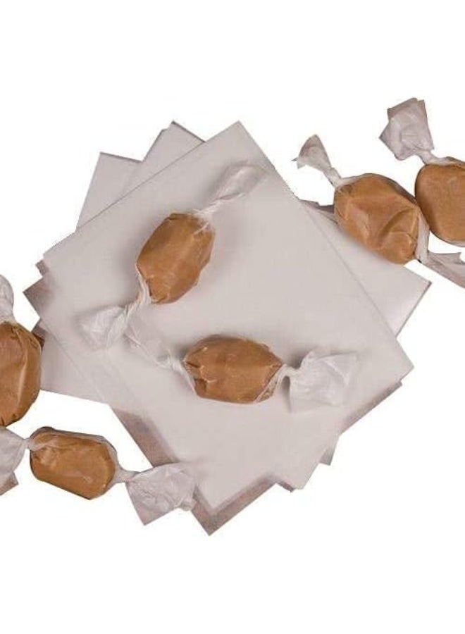 Foilman Twisting Wax Paper (500 Pack) â€“ Best for Wrapping Homemade Candies, Taffy, Chocolate - Fold Easily & Holds the Twist Shape - Biodegradable (Opaque, 4.5â€ X 5.5â€) - Image 4