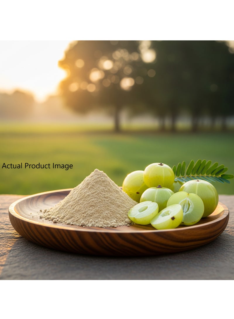 مملكة الإكسسوارات مسحوق الأملا (250 غرام) - طبيعي 100% | مناسب للعناية بالشعر والبشرة | يعزز نمو الشعر، ويحارب القشرة، وينظف فروة الرأس | يعزز إشراقة البشرة - Image 5