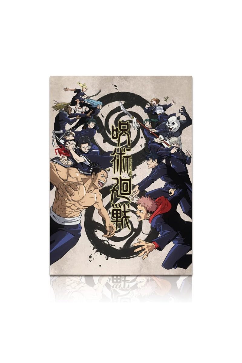KAIWALK Anime Jujutsu Kaisen Poster Jujutsu Kaisen Characters Print on Canvas Painting Wall Art for Living Room Decor Boy Gift - Image 1