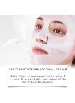 ATRJSZ real deep mask Bio collagen pack of 4 each 34g,Hydrating facial sheet ,Pore minimizing collagen , firming and korean hydrating overnight.  - Image 5