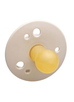 nip Organic Cherry Baby Soother, Made Germany, Cherry Shape, Natural Latex Rubber, Eco-Friendly, Beige And Dark Green, 0-6 Months - Size 1 Pack Of 2  - Image 3