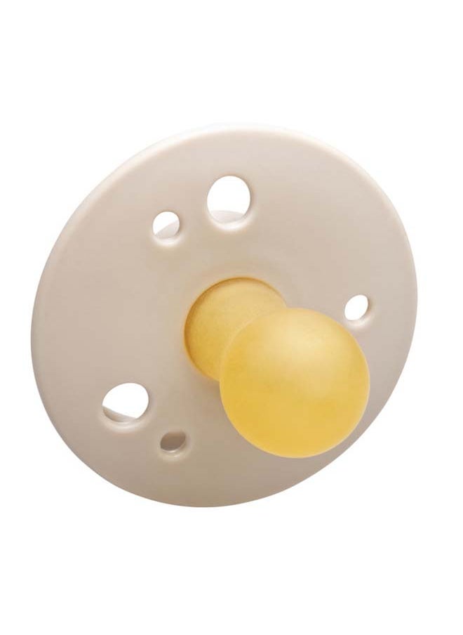 nip Organic Cherry Baby Soother, Made Germany, Cherry Shape, Natural Latex Rubber, Eco-Friendly, Beige And Dark Green, 0-6 Months - Size 1 Pack Of 2  - Image 3