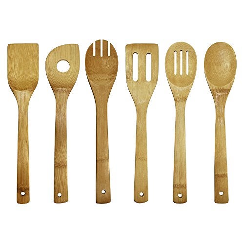 Oceanstar Bamboo Cooking Utensil Set, 6-Piece - Image 1