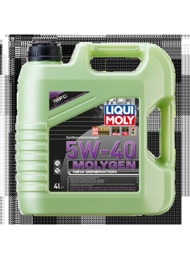 LIQUI MOLY Liqui Moly Molygen 5W40 Fully Synthetic Engine Oil 4L 