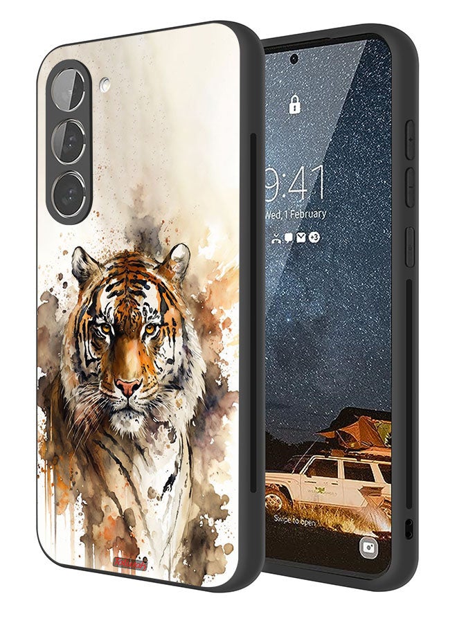 Tolwak Samsung Galaxy S23 5G Protective Case Cover Leopard Abstract Art - Image 1