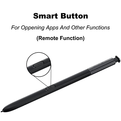 PCTC Note 9 Stylus Pen withBluetooth for Samsung Galaxy Note 9 Touch Screen S Pen Stylus Touch S Pen for Samsung Galaxy Note9 N960 All Versions Stylus Touch S Pen (Midnight Black) - Image 4