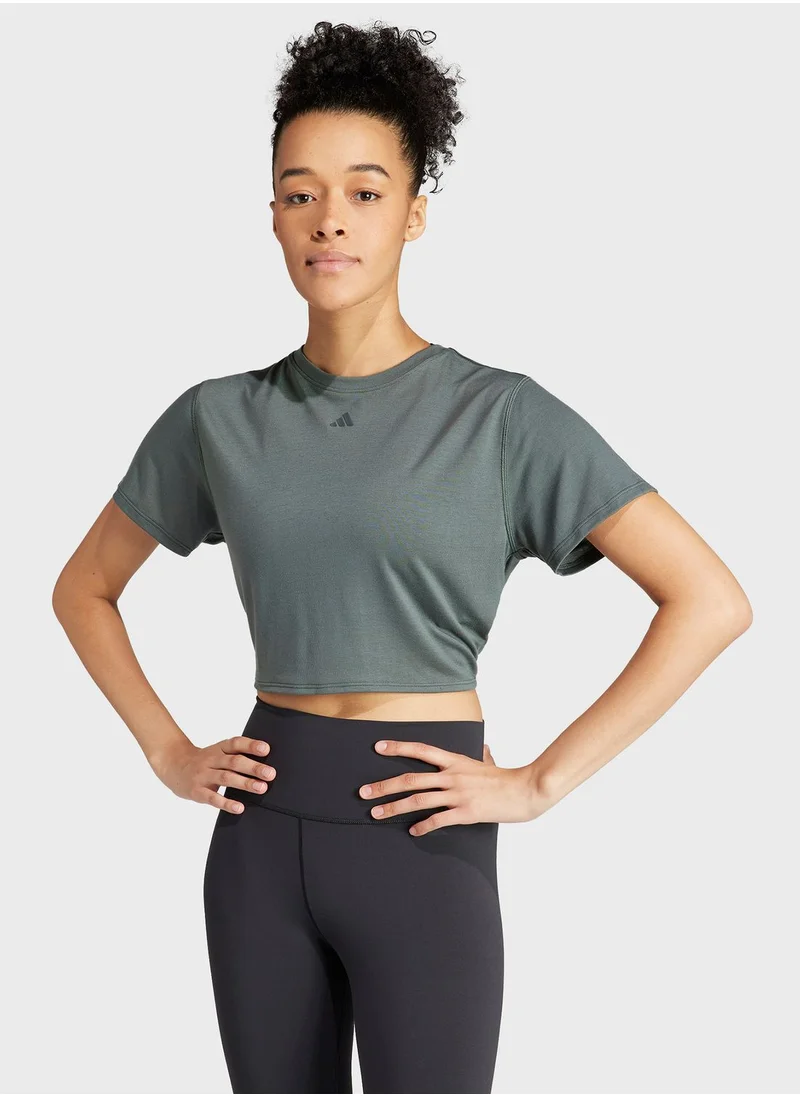 Adidas Yoga Studio Wrapped T-Shirt