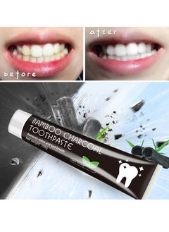 Bamboo charcoal organic bamboo charcoal toothpaste mint whitening activated toothpaste for oral care  - Image 3
