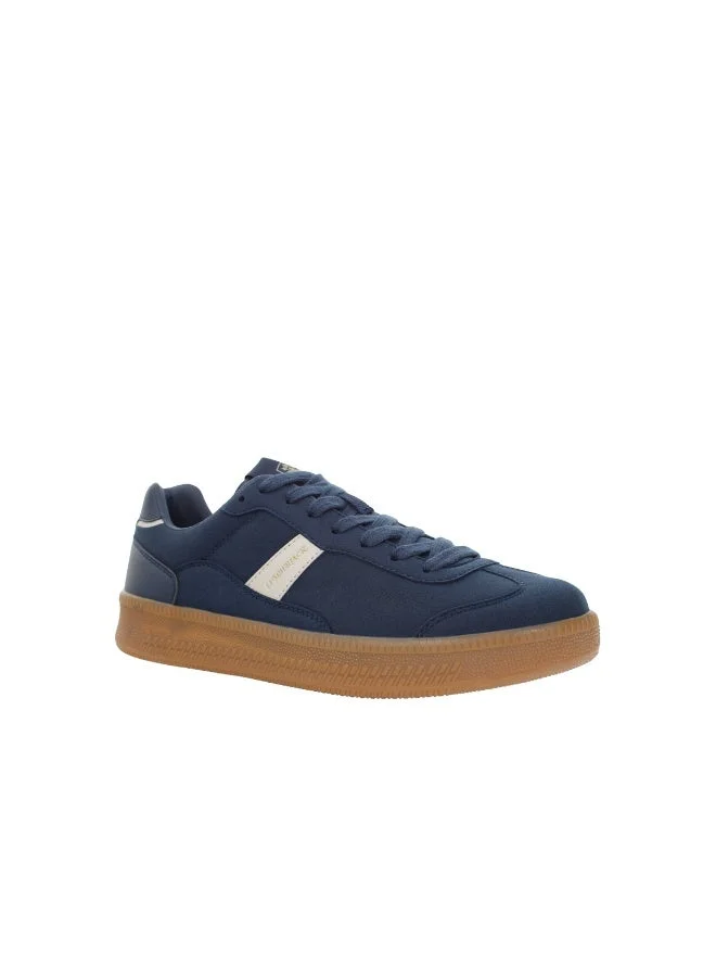 لامبرجاك Lumberjack Fofana Men’s Navy Blue Sneakers – Stylish Lace-Up Casual Shoes for Men with Gum Rubber Sole, Comfortable Everyday Fashion Sneakers