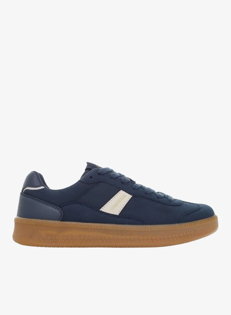 لامبرجاك Lumberjack Fofana Men’s Navy Blue Sneakers – Stylish Lace-Up Casual Shoes for Men with Gum Rubber Sole, Comfortable Everyday Fashion Sneakers