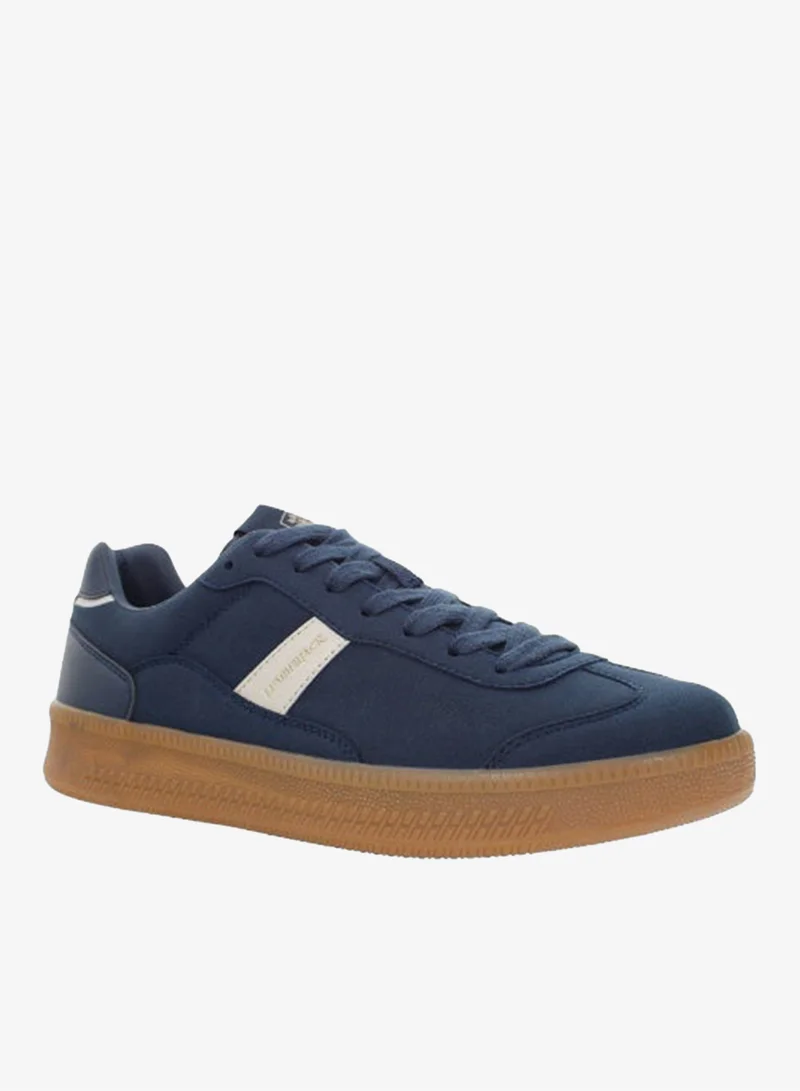 لامبرجاك Lumberjack Fofana Men’s Navy Blue Sneakers – Stylish Lace-Up Casual Shoes for Men with Gum Rubber Sole, Comfortable Everyday Fashion Sneakers