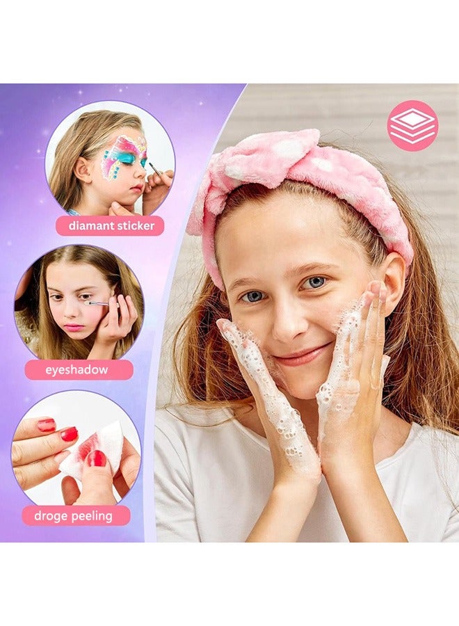 RollsTimi  Kids Makeup Kit for Girl,Kids Real Makeup Kit for Little Girls with Unicorn Box,Washable Makeup for Little Girls,Purple - Image 5