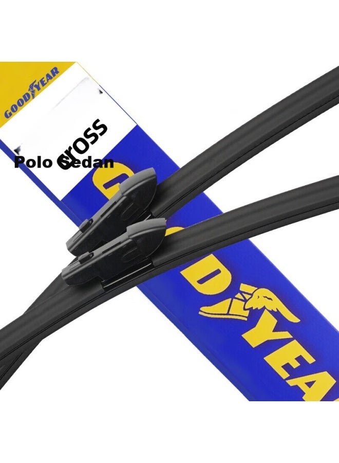 Goodyear Windshield Wiper/wiper Blade For Volkswagen Polo Hatchback (2011-2018 Models) / Cross (2012 Onwards), Original Equipment Manufacturer (oem) - Image 1