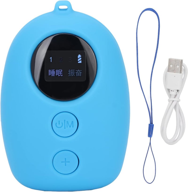 klarako Sleep Aid Device,Sleep Aid Device Hand Held Pressure Relief Sleeping Aid Instrument for Improve Portable Stress Anxiety Relief Sleep Aid Instrument (Blue) - Image 1