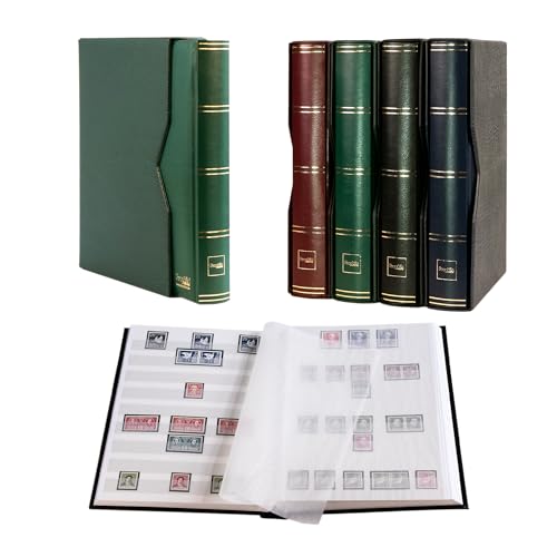 Prophila Collection Prophila stockbook 60 White Sides Padded with slipcase Green - Image 1