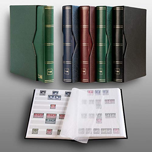 Prophila Collection Prophila stockbook 60 White Sides Padded with slipcase Green - Image 2