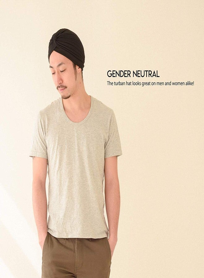 BISMAADH Unisex Readymade Polyester Pagri/Turban Style Cap (Yellow, Free Size) - Image 2