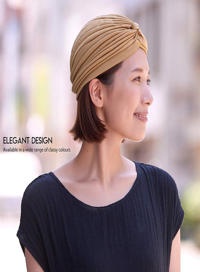 BISMAADH Unisex Readymade Polyester Pagri/Turban Style Cap (Yellow, Free Size) - Image 4