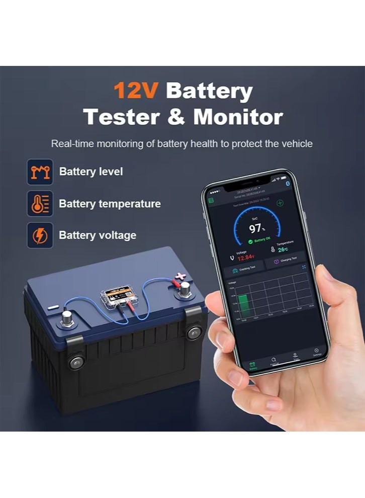 Ancel ANCEL BM200 12V Battery Monitor Wireless Bluetooth Car Battery Health APP Monitoring Battery Tester Tools For Android IOS - Image 5