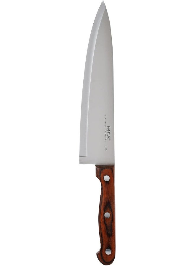 Prestige Vegetable Knife, Pr1977 Brown Silver/Brown 20cm - Image 3