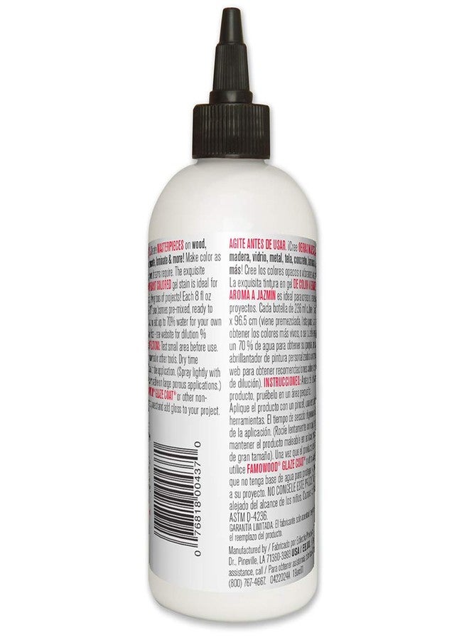 Unicorn SPiT 5771005 Gel Stain and Glaze, White Ning 8.0 FL OZ Bottle - Image 2