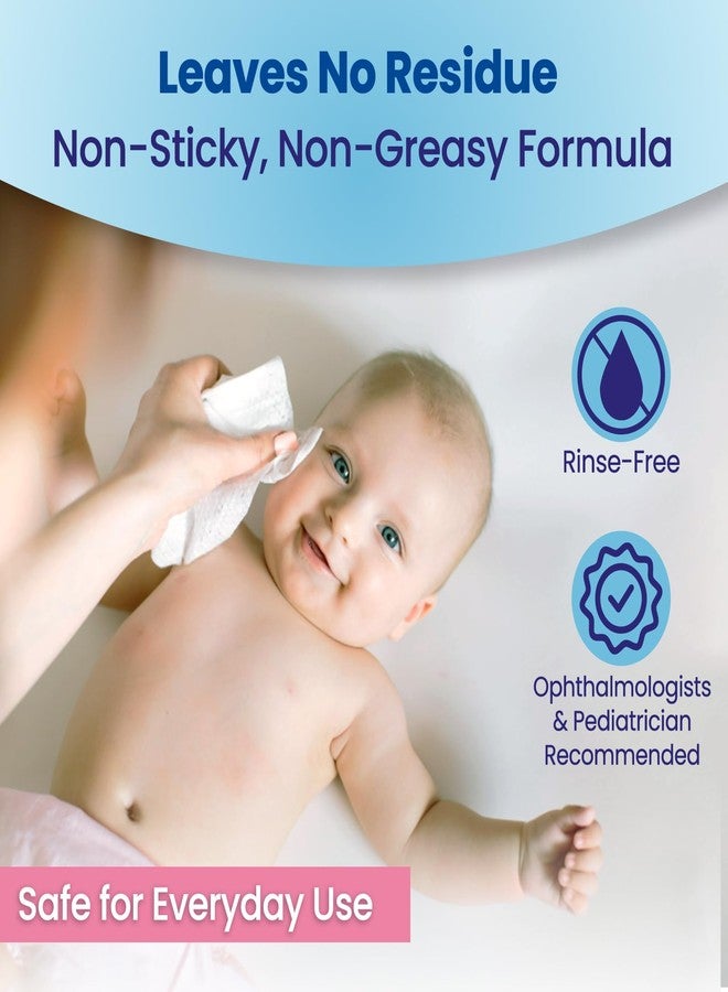 Dr. Fischer Premium Baby Eyelid Wipes, 60 Count, Pre-moistened, Hypoallergenic, Non-Irritating, Rinse Free, Pediatrician Recommended - Image 4