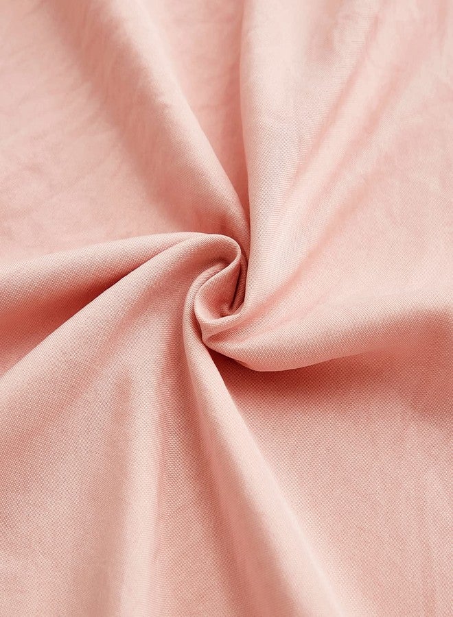 MOVE OVER Pink Body Pillow Cover Cute Pink Pom Pom Body Pillow Cover Soft Washed Microfiber Boho Chic Body Pillow Cover with Pocket Closure Girly Blush Pink Body Pillow Case for Bedroom - Image 4