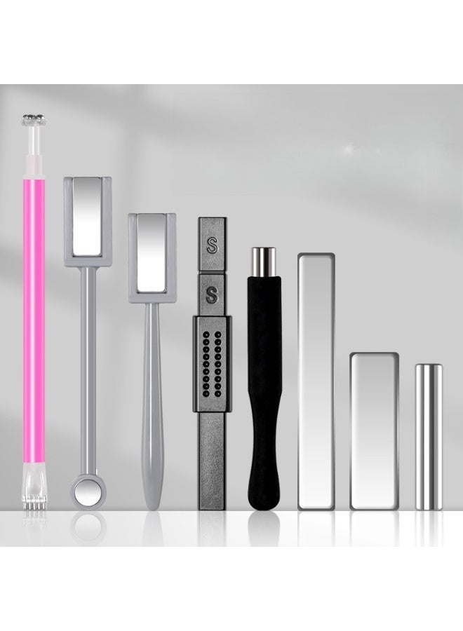 Ucanbe 8-Piece Cat Eye Nail Gel Magnet Stick Set – Strong Magnetic Strip, Multifunctional Nail Art Tool - Image 1