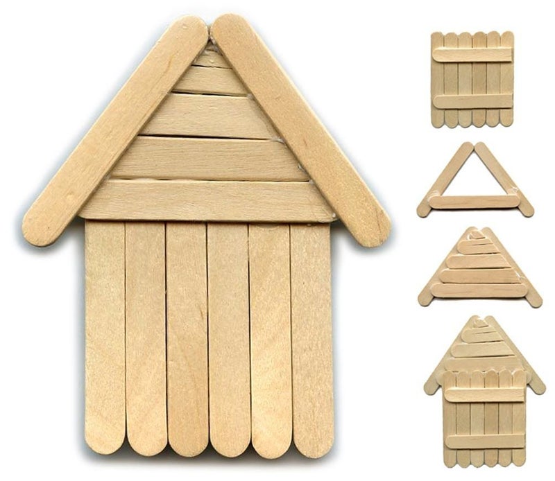 Perfect Stix - Craft PS63-100 Craft Wooden Straight Edge Mini Stick, 2-1/2" Length (Pack of 100) - Image 3