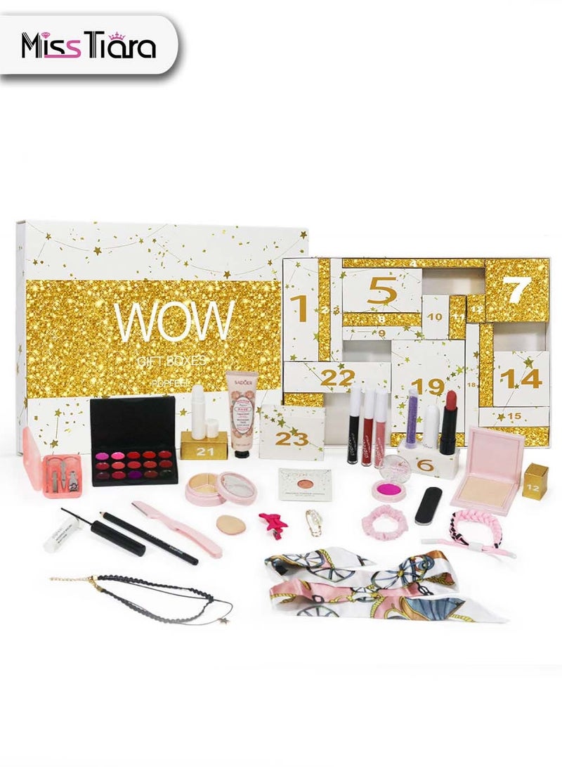 MissTiara All In One Makeup Kit for Women, Full Cosmetic Makeup Starter Set, Travel Makeup Palette with Eyeshadow, Foundation, Lip Gloss for Teenage & Adults - Image 1