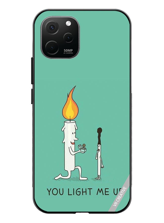 VR CREATIVE Protective Case Cover For Huawei Nova Y61 You Light Me Up Design Multicolour - Image 1
