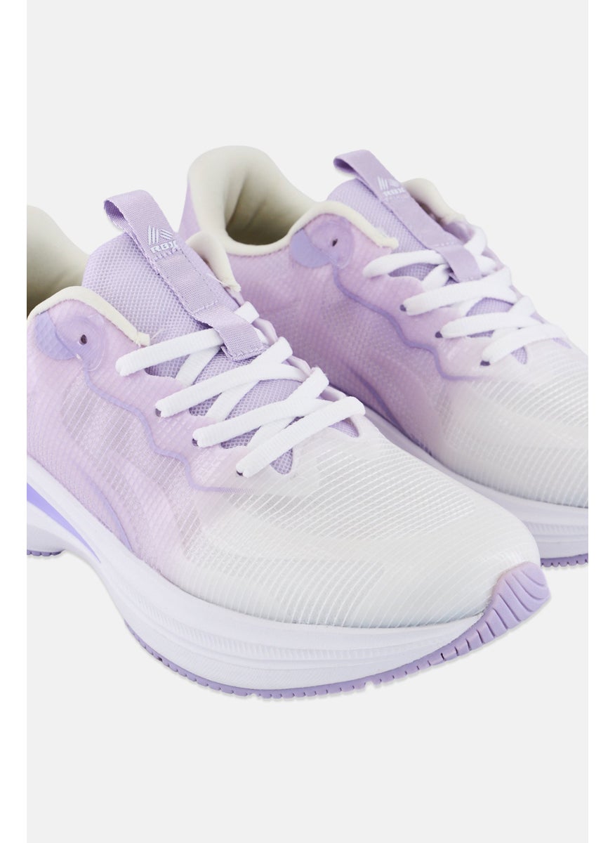 RBX Women Lace Up Outdoor Shoes, Light Purple  - Image 3