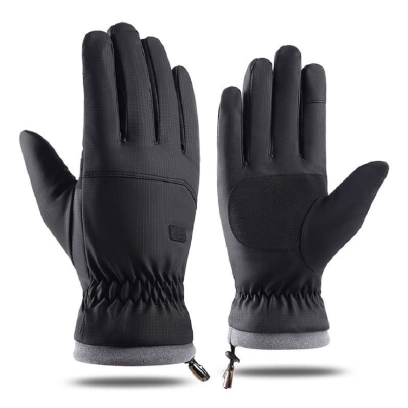 OVOY Men Women Winter-Warm-Ski-Gloves Splash-proof-Cold-Weather Snowboarding-Gloves Touch-Screen-Fingers for Cycling Skiing - Image 1