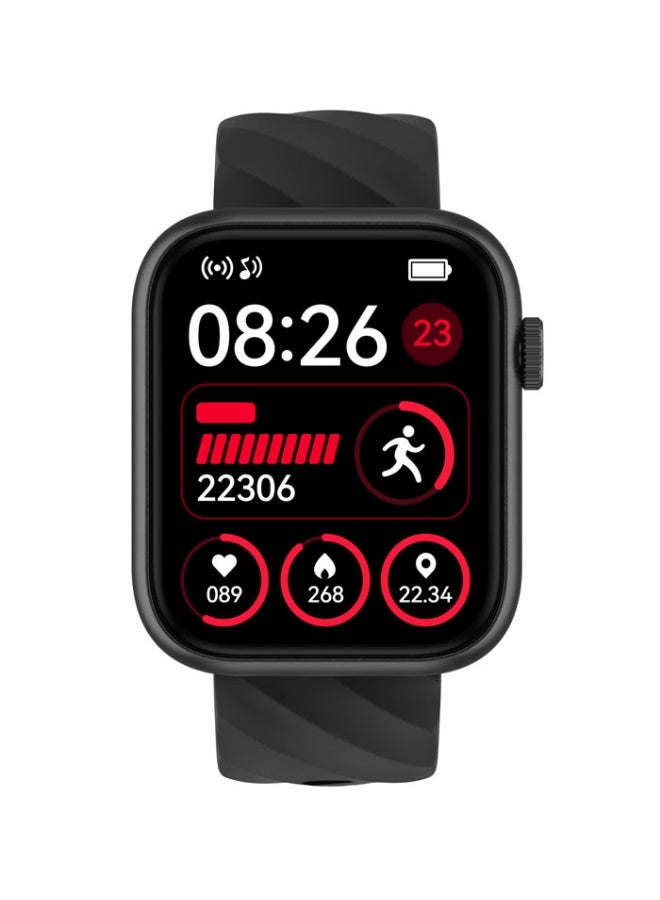 ساعة ذكية تصميم الحد الأدنى تجربة ذكية 1.83 "شاشة تعمل باللمس مربعة| مكالمة بلوتوث| IP68 للماء| وضع الحركة المتعددة| معلومات في الوقت الحقيقي دفع بطارية 220mAh| مساعد صوتي - Image 1