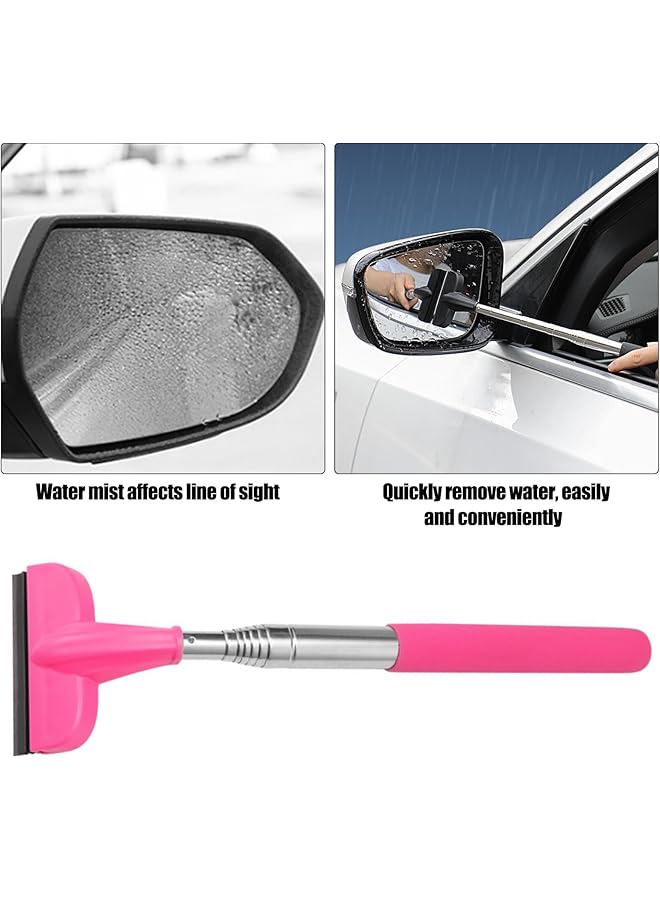 KASTWAVE 2Pcs Car Window Mini Squeegee, Portable Tiny Car Side Mirror Squeegee Retractable Car Windshield Wiper To 39.5 In Windshield Squeegee For Car Windows Universal Car Cleaner Tool Accessories - Image 3