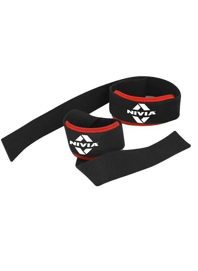 Nivia Weight Lifting Wrist Support | Free Size - Adjustable with Velcro | Material - Cotton Blend | Pain Relief, Gym, Sports, Exercise, Workout, Cycling  - Image 1