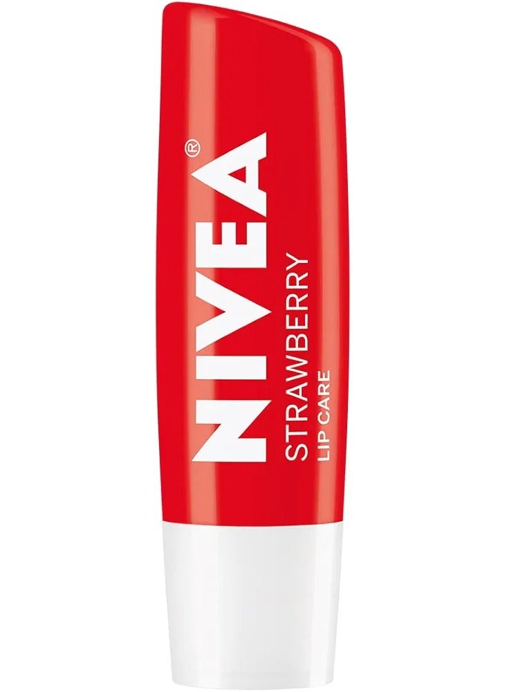 NIVEA Lip Care Strawberry Shine Lip Balm, 4.8g - Image 1