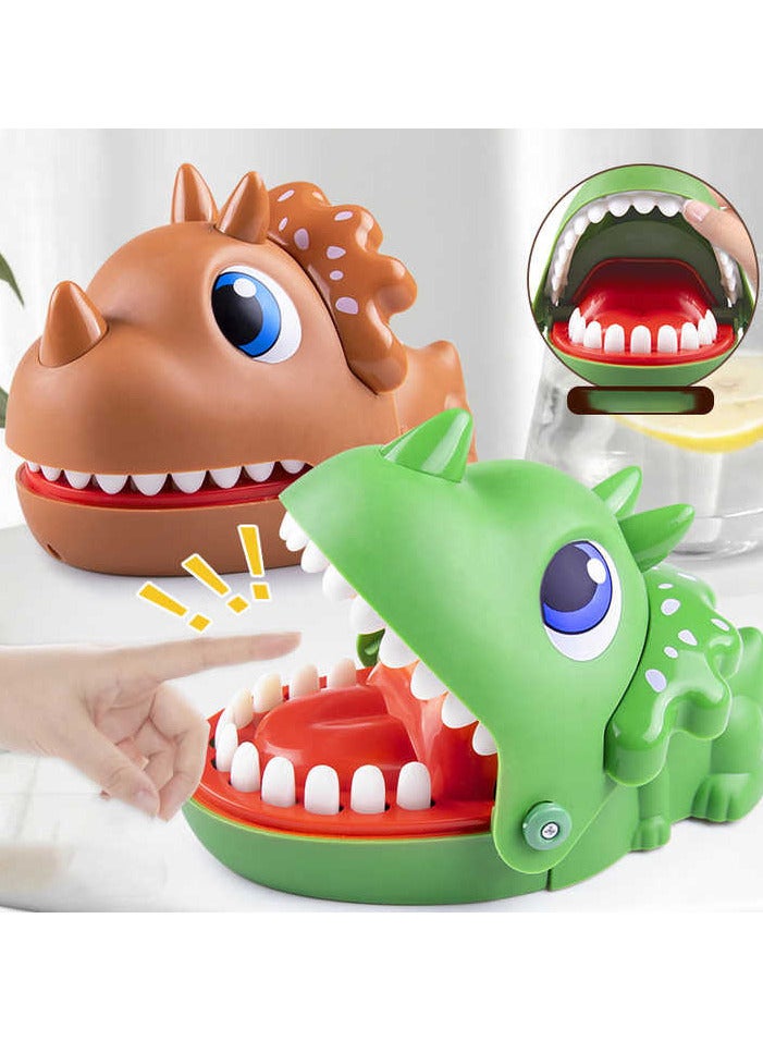 Dinosaur Teeth Toy - Fun Hilarious Mouth Game Biting Finger - Dentist Toy, Crocodile Teeth Toys Game, Interactive Teeth Toy For Seniors, Kids "brown" - Image 3