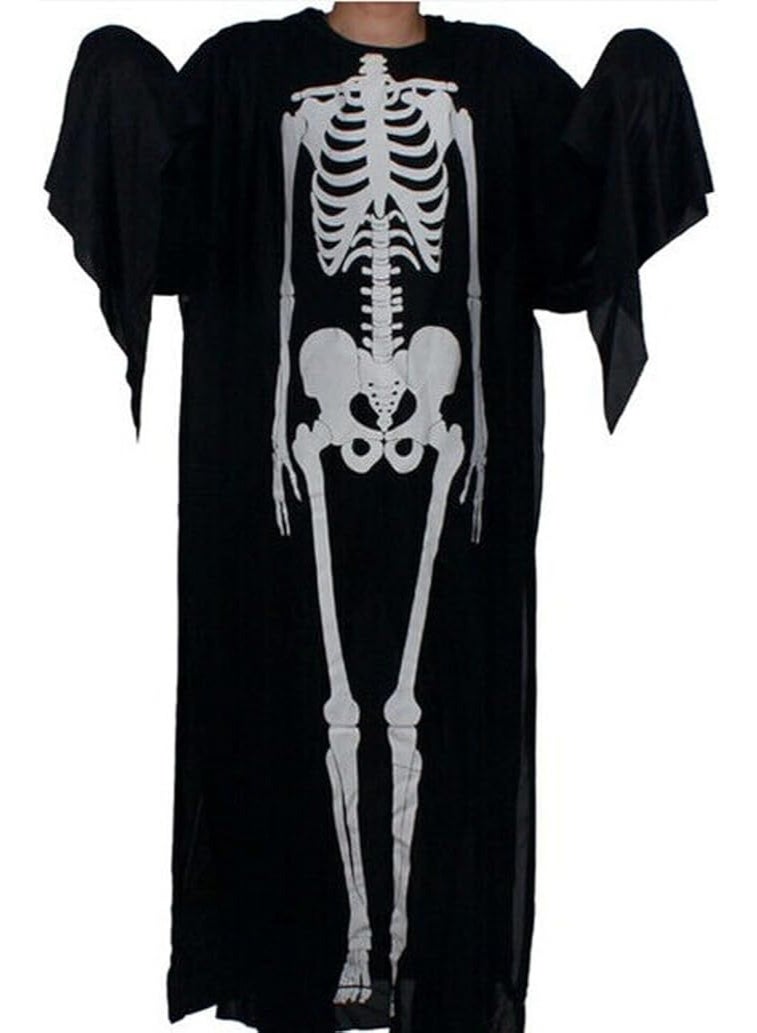 Brain Giggles Halloween Black cape with Hooded Cape - Adult/Kids Unisex Halloween Cape Costume – Halloween Cosplay Costume - Image 3