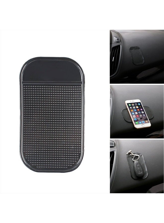 Bysameyee Anti-Slip Pad, Bysameyee Anti-Slide Fixate Sticky Mat for Car Dashboard, Silica Gel Non-Slip Pads for Radar Detector Cellphone, Pad, Keys,Glass, Mirrors, Whiteboards, Metal (Black, 5 Packs) - Image 4